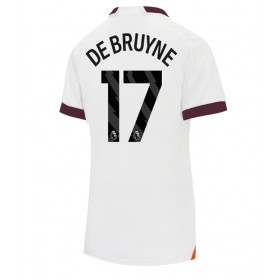 Damen Fußballbekleidung Manchester City Kevin De Bruyne #17 Auswärtstrikot 2023-24 Kurzarm